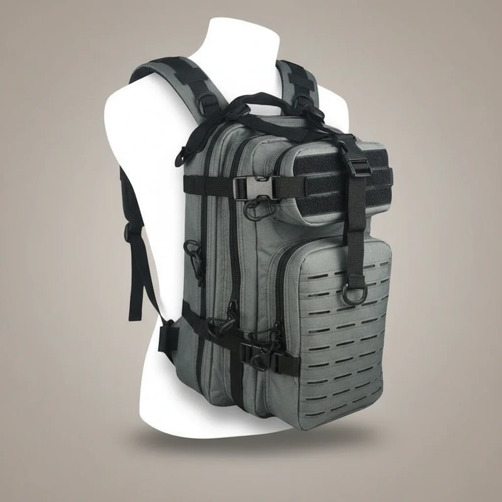 Sac a dos militaire 30l tactique 1000d souple - Vue 5 - Sac a Dos Militaire