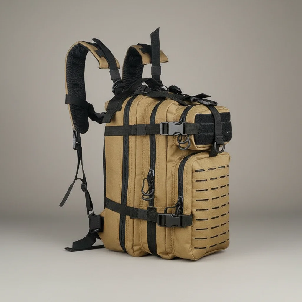Sac a dos militaire 30l tactique 1000d souple - Vue 7 - Sac a Dos Militaire