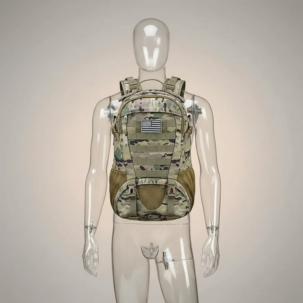 Sac a dos militaire 30l tactique molle oxford - Vue 5 - Sac a Dos Militaire