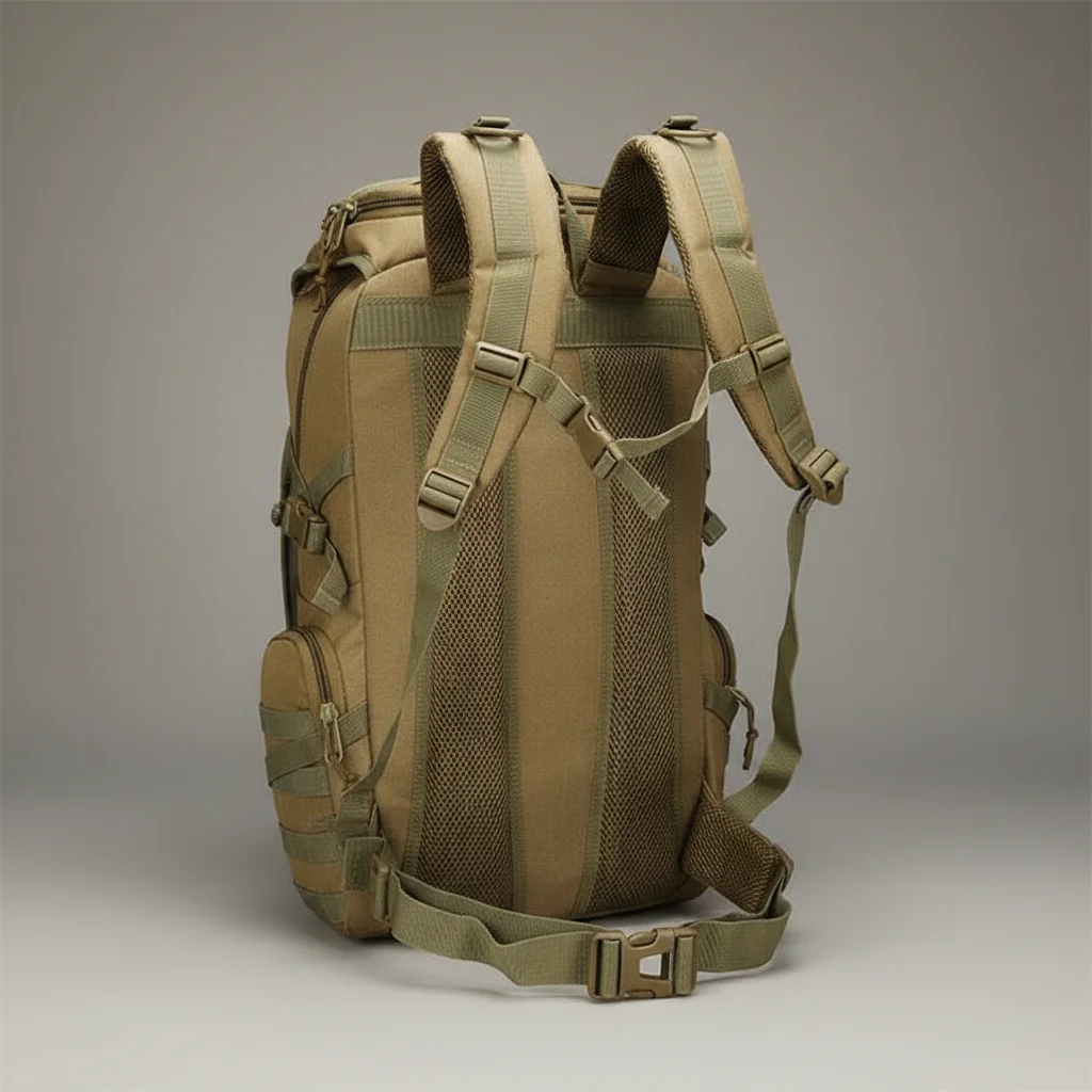 Sac a dos militaire 40l oxford robuste - Vue 3 - Sac a Dos Militaire