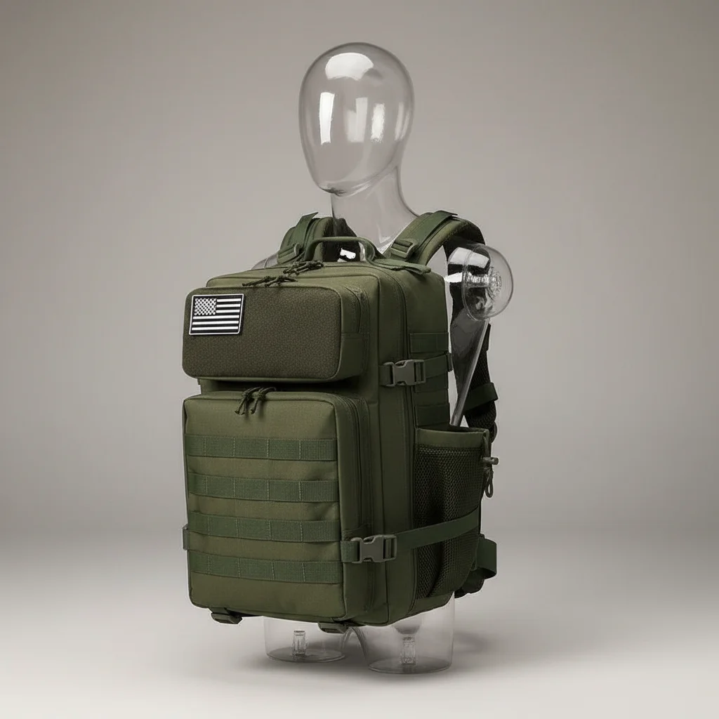 Sac a dos militaire 50l assaut tactique molle - Vue 5 - Sac a Dos Militaire