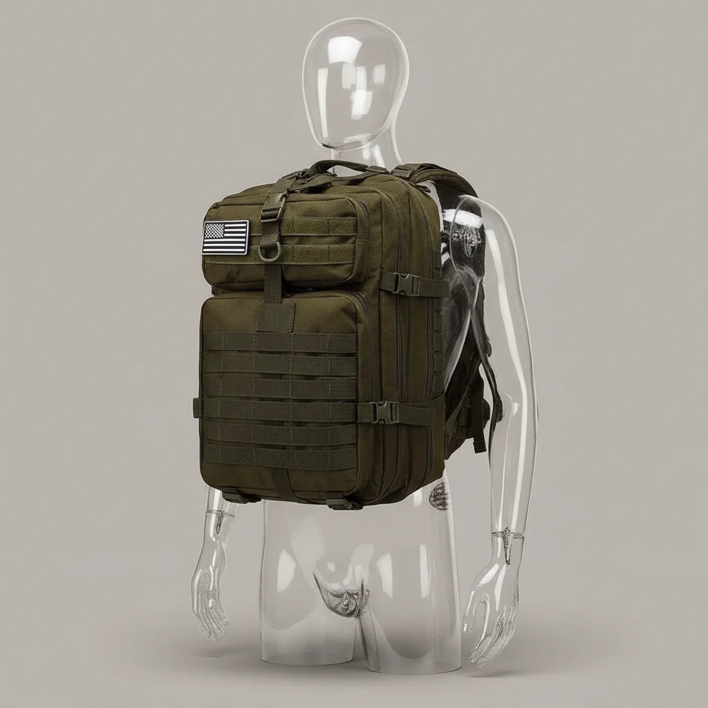 Sac a Dos Militaire 50L explorer tactique Molle - Vue 5 - Sac a Dos Militaire