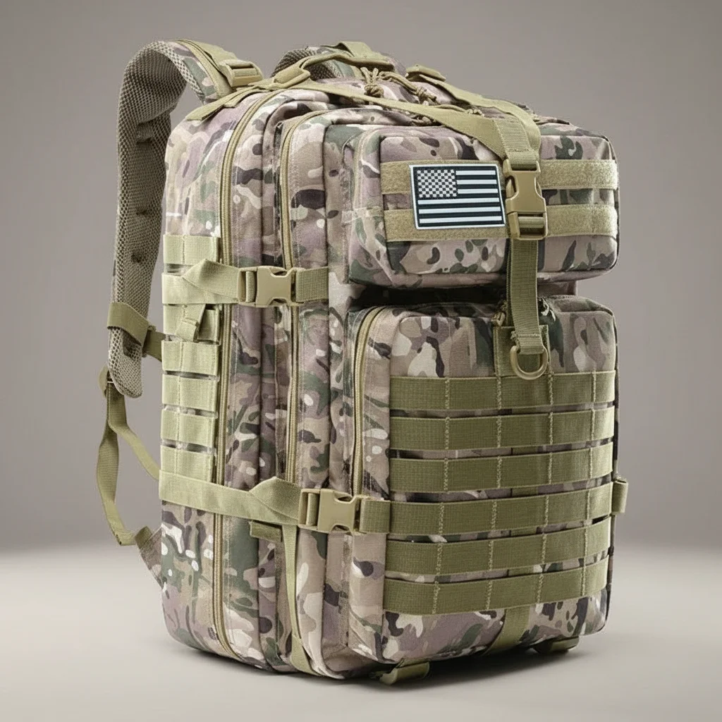 Sac a Dos Militaire 50L explorer tactique Molle - Vue 6 - Sac a Dos Militaire