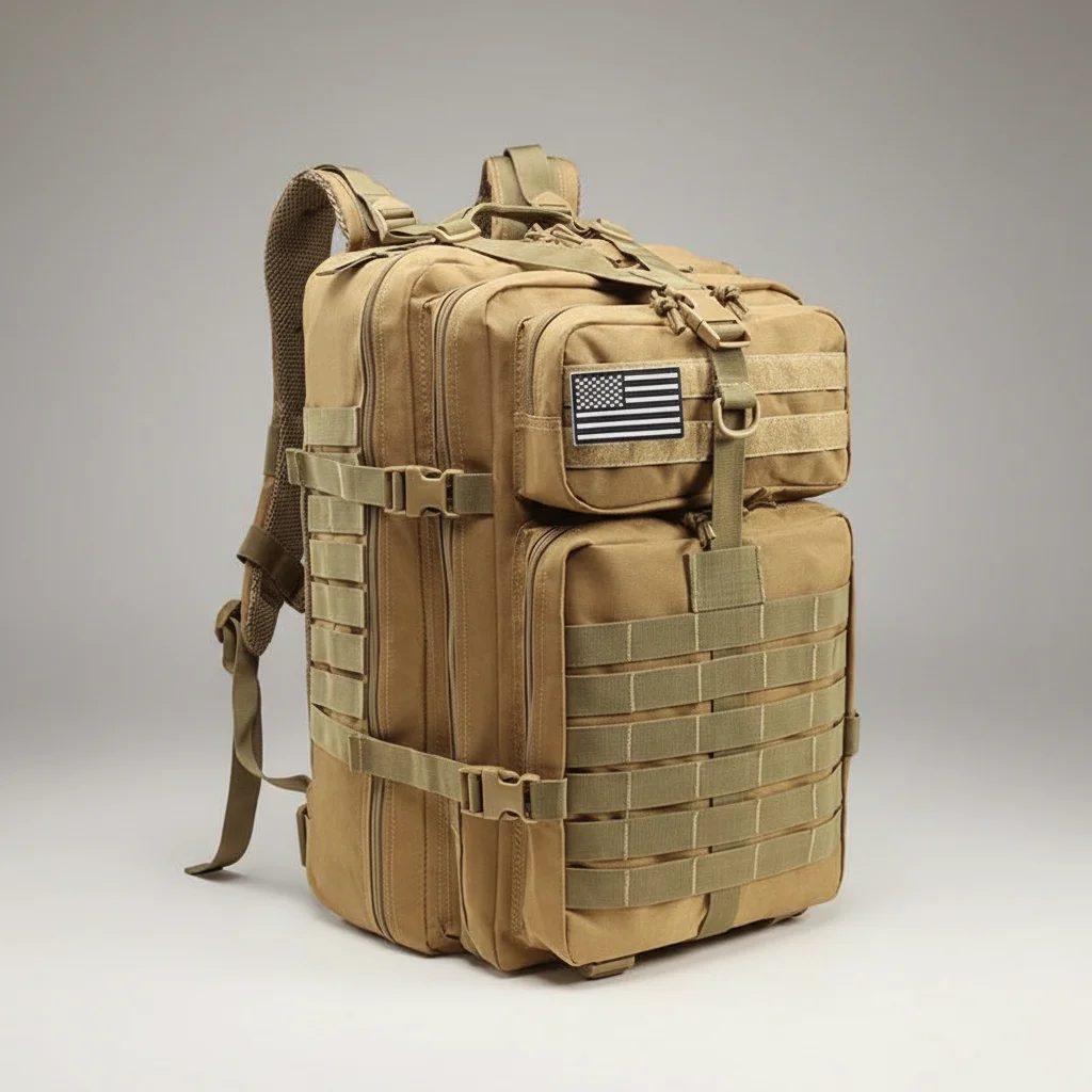 Sac a Dos Militaire 50L explorer tactique Molle - Vue 7 - Sac a Dos Militaire