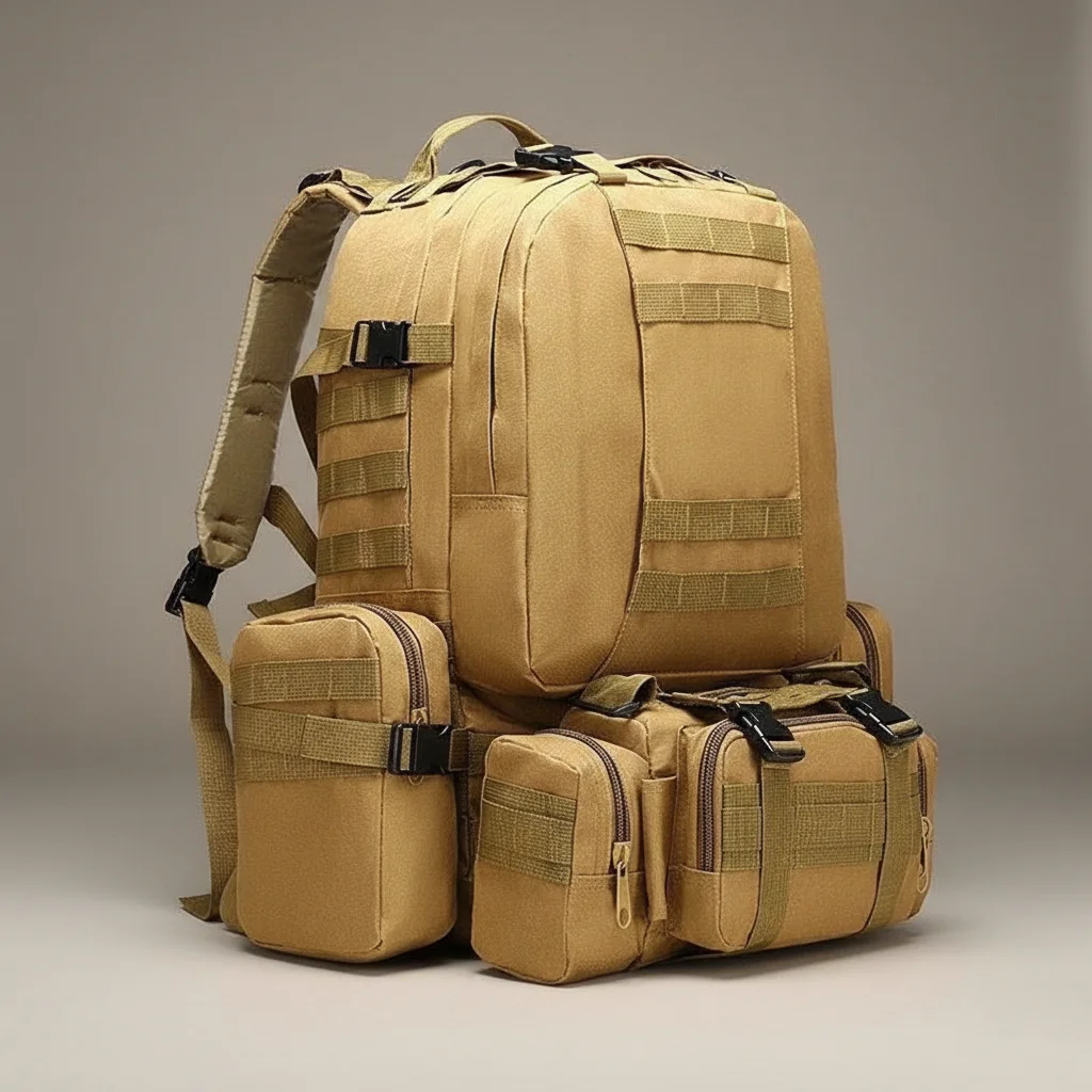 Sac a dos militaire 50l modulable et tactique - Vue 1 - Sac a Dos Militaire