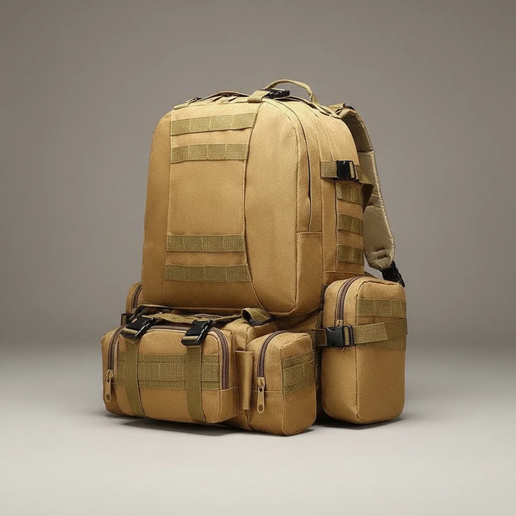 Sac a dos militaire 50l modulable et tactique - Vue 10 - Sac a Dos Militaire