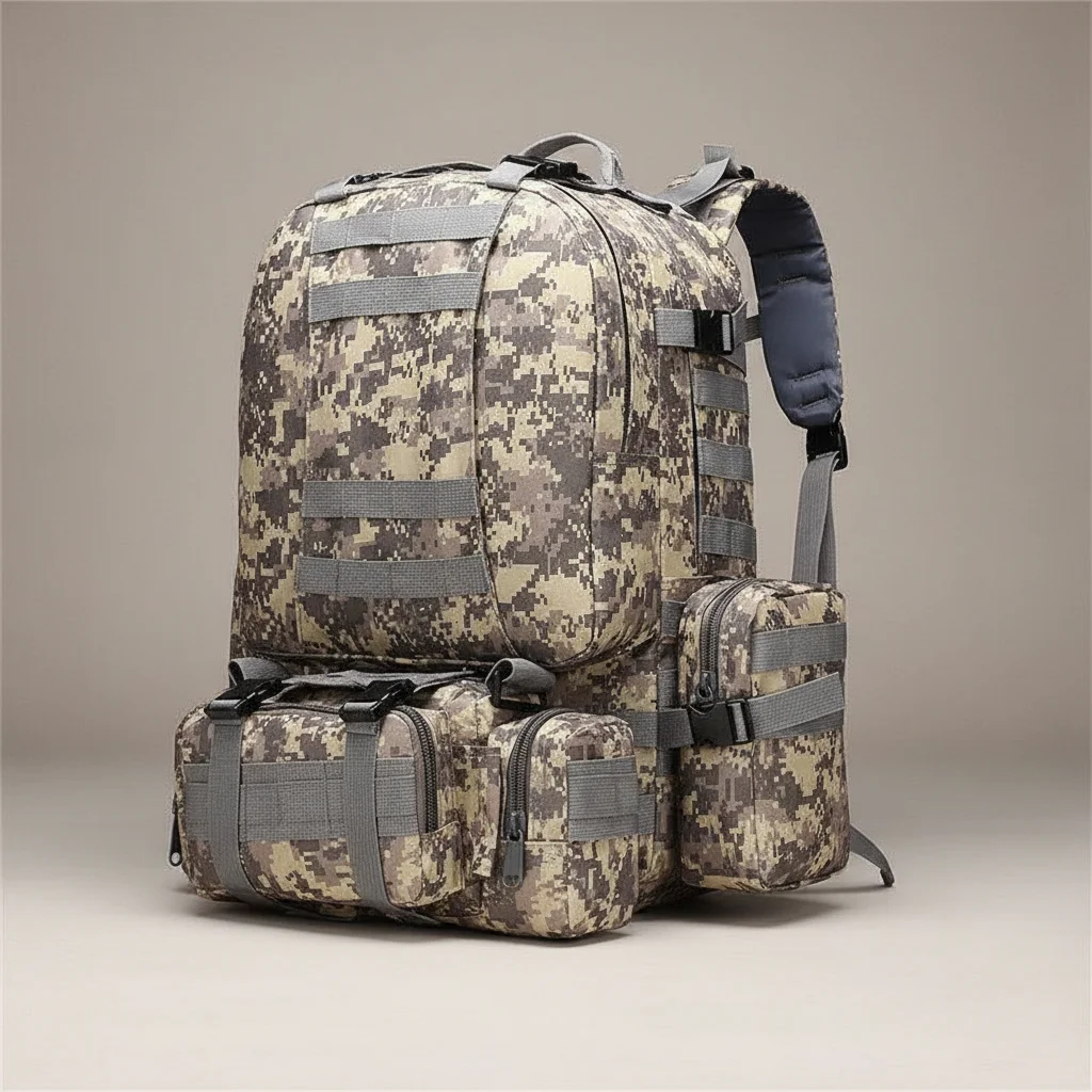 Sac a dos militaire 50l modulable et tactique - Vue 11 - Sac a Dos Militaire