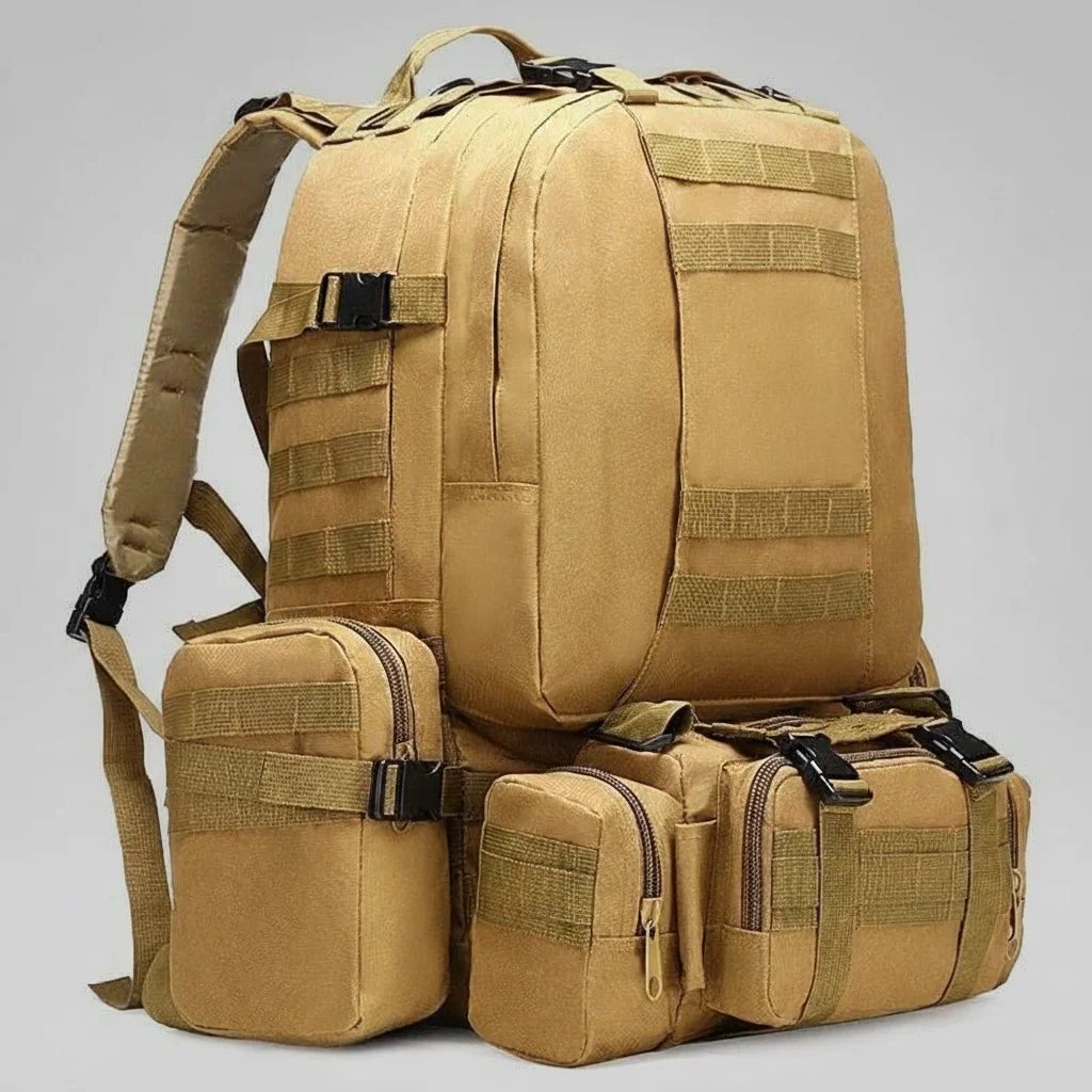 Sac a dos militaire 50l modulable et tactique - Vue 3 - Sac a Dos Militaire