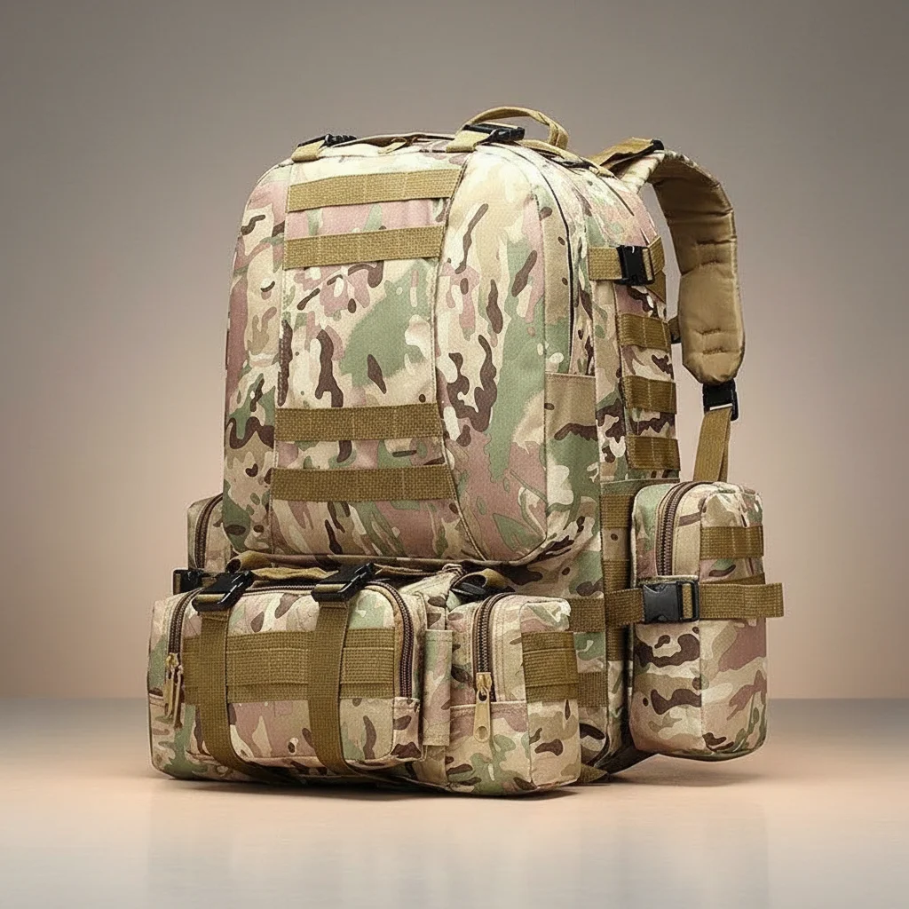 Sac a dos militaire 50l modulable et tactique - Vue 6 - Sac a Dos Militaire