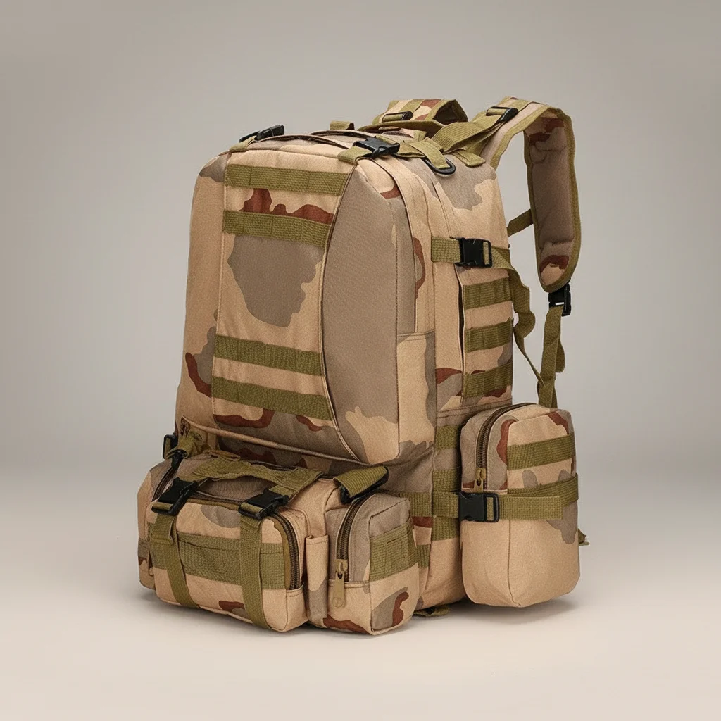 Sac a dos militaire 50l modulable et tactique - Vue 9 - Sac a Dos Militaire