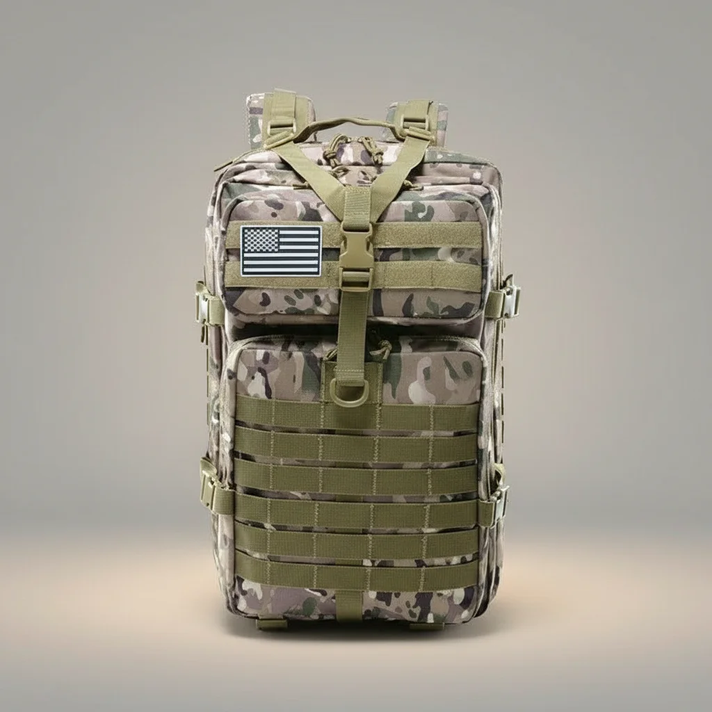 Sac a dos militaire 50l tactique étanche - Vue 10 - Sac a Dos Militaire