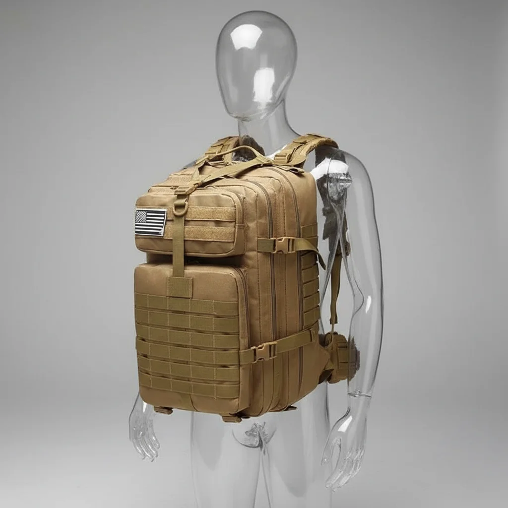 Sac a dos militaire 50l tactique étanche - Vue 5 - Sac a Dos Militaire