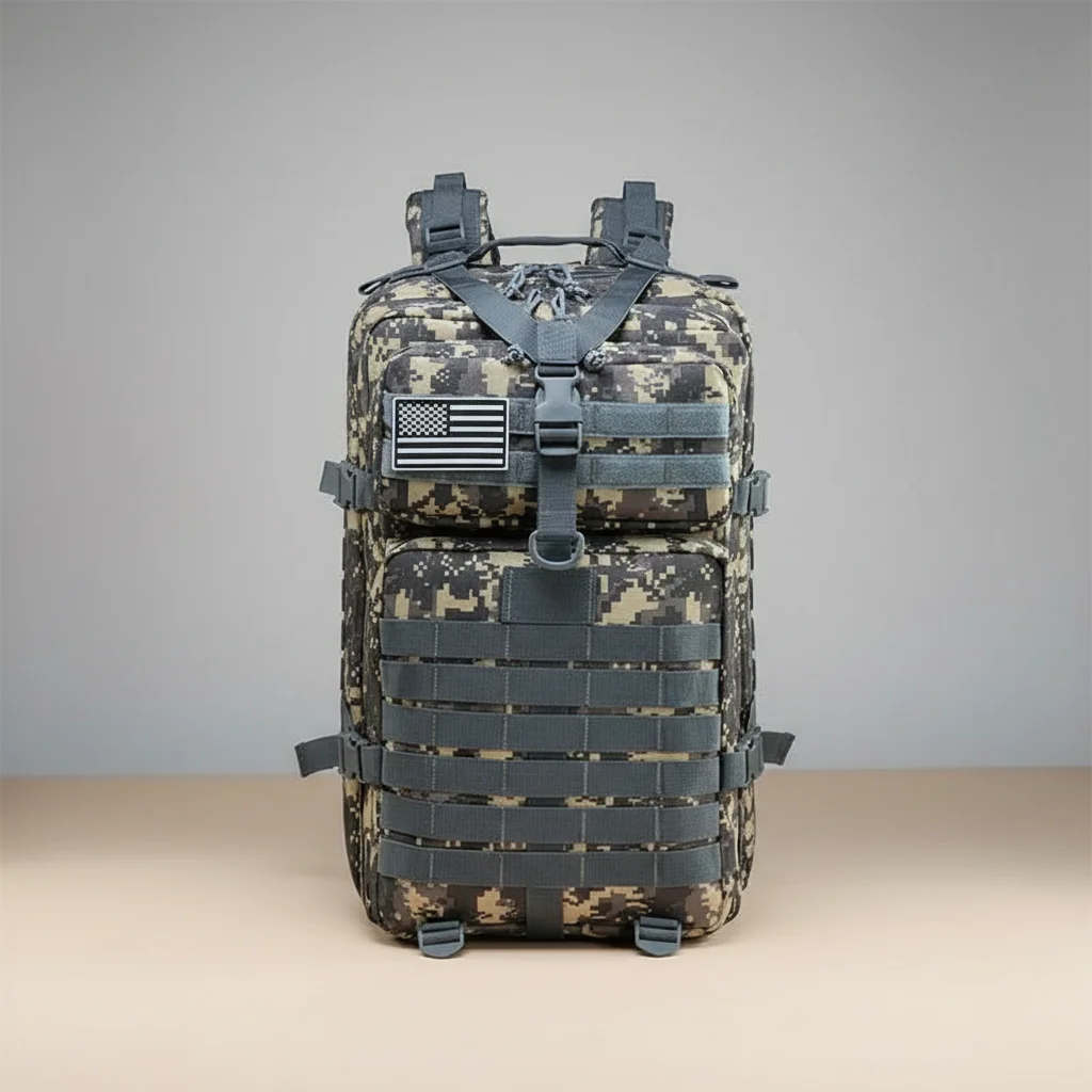 Sac a dos militaire 50l tactique étanche - Vue 9 - Sac a Dos Militaire