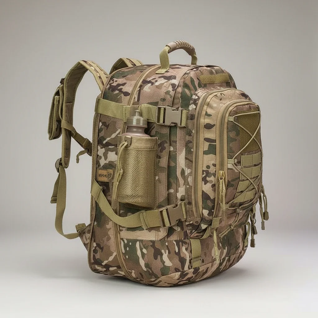 Sac a dos militaire 60l camouflage multicam - Vue 2 - Sac a Dos Militaire
