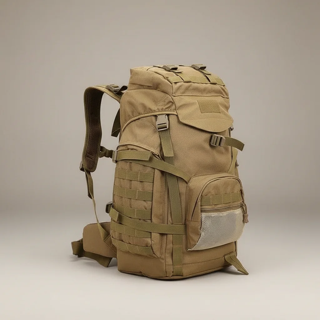 Sac a dos militaire 60l grande capacité tactique - Vue 5 - Sac a Dos Militaire
