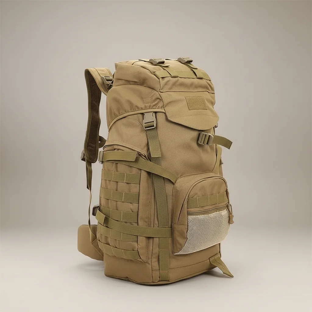 Sac a dos militaire 60l grande capacité tactique - Vue 8 - Sac a Dos Militaire
