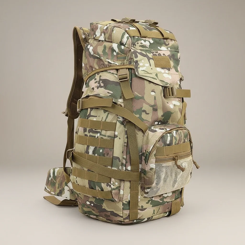 Sac a dos militaire 60l grande capacité tactique - Vue 9 - Sac a Dos Militaire