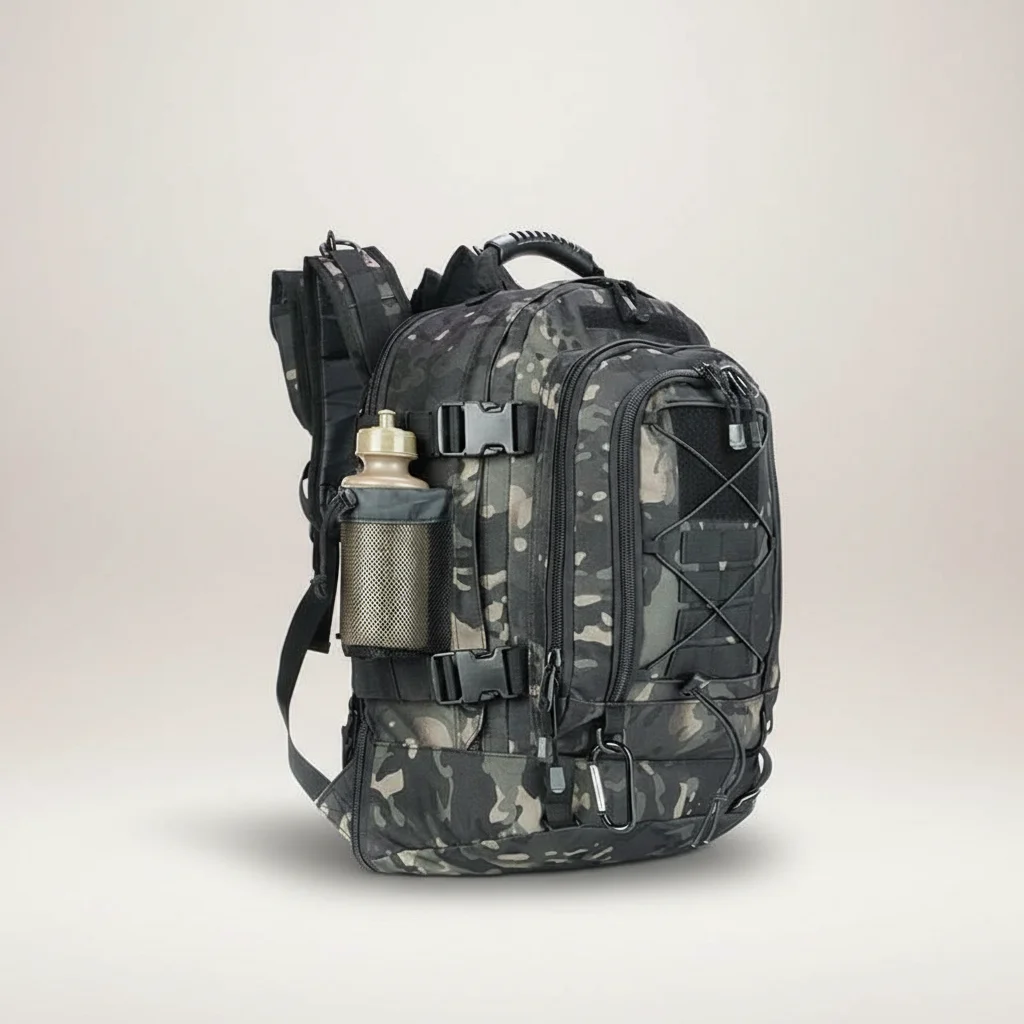 Sac a dos militaire 60l tactique multicam noir - Vue 5 - Sac a Dos Militaire