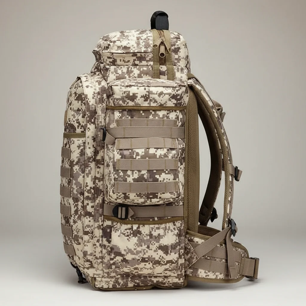 Sac a dos militaire 70l grande capacité molle - Vue 2 - Sac a Dos Militaire