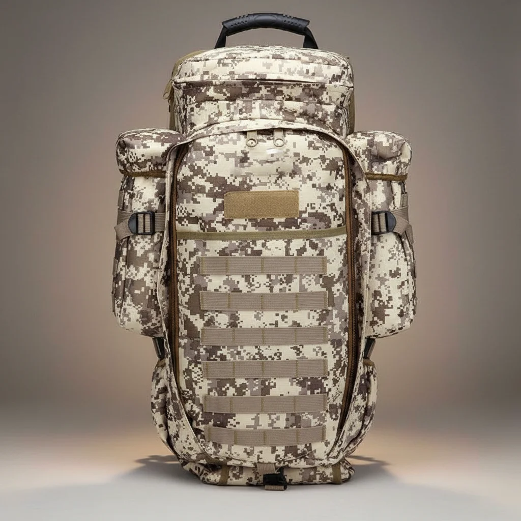 Sac a dos militaire 70l grande capacité molle - Vue 3 - Sac a Dos Militaire