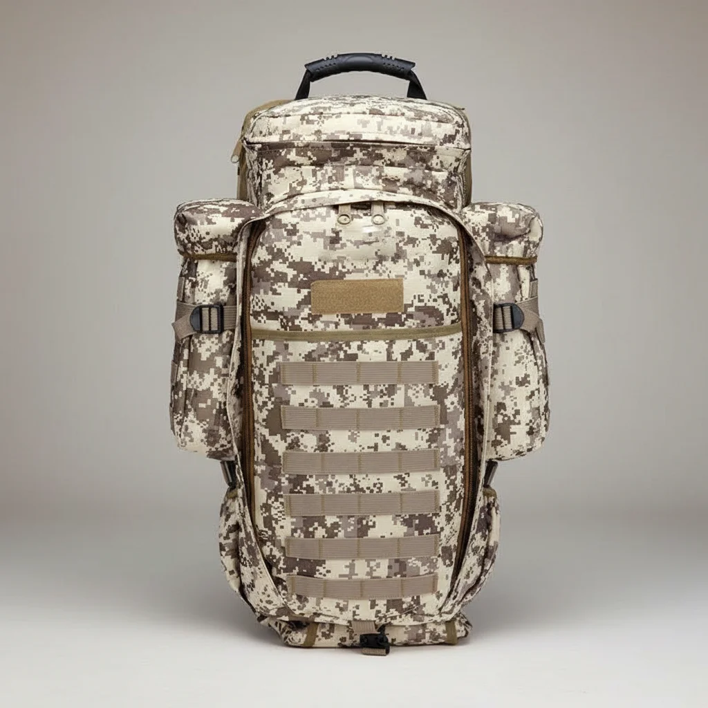 Sac a dos militaire 70l grande capacité molle - Vue 5 - Sac a Dos Militaire