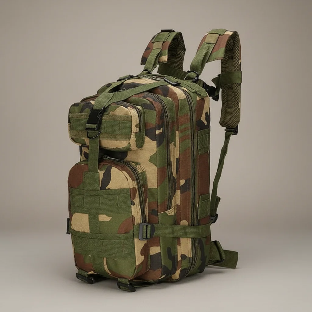 Sac a dos militaire assaut 30l oxford robuste - Vue 2 - Sac a Dos Militaire