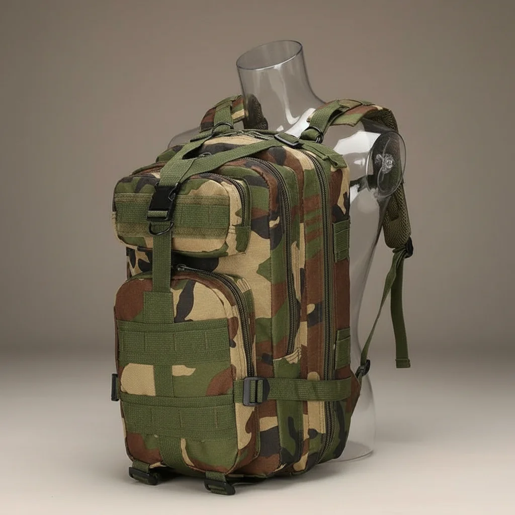 Sac a dos militaire assaut 30l oxford robuste - Vue 5 - Sac a Dos Militaire