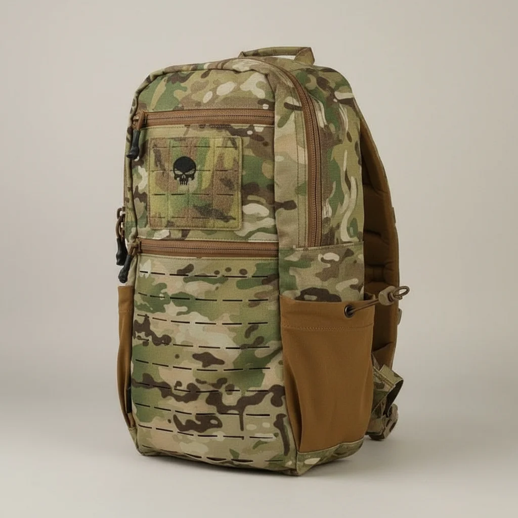 Sac a dos militaire multicam 14l léger - Vue 2 - Sac a Dos Militaire