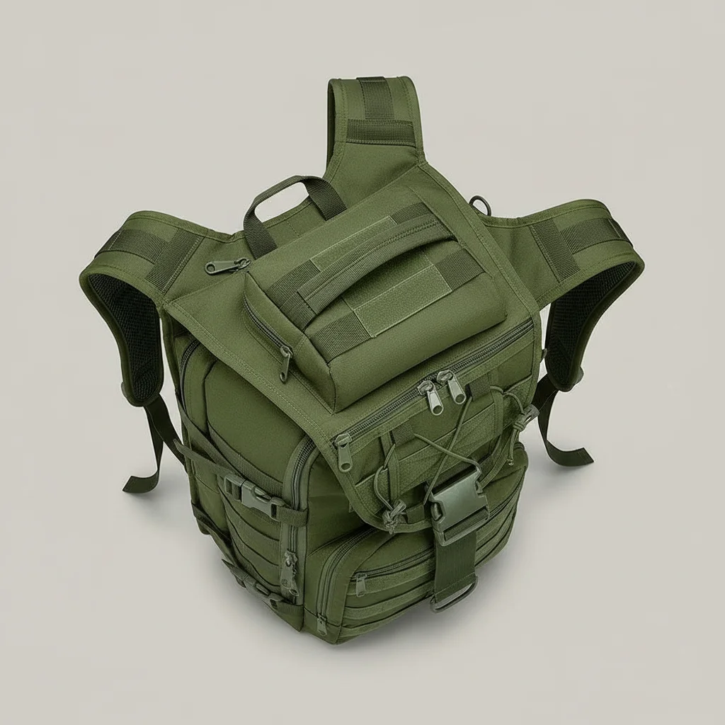 Sac a dos militaire tactique 35l léger - Vue 3 - Sac a Dos Militaire
