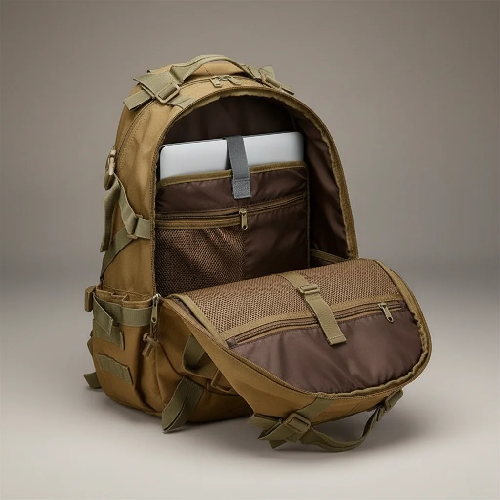 Sac a dos militaire tactique 40l réflecteur - Vue 3 - Sac a Dos Militaire