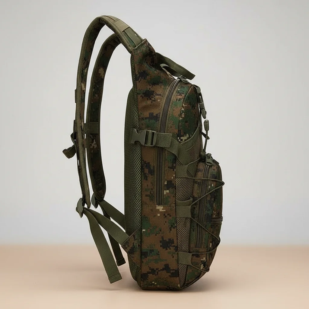 Sac a dos militaire tactique compact 15l molle - Vue 2 - Sac a Dos Militaire