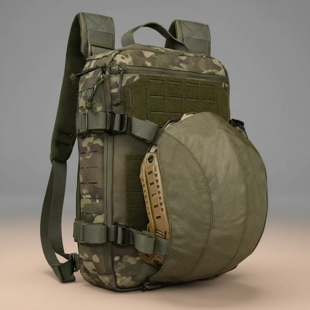 Sac a dos militaire tactique porte casque molle - Vue 1 - Sac a Dos Militaire