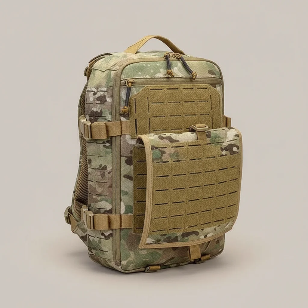 Sac a dos militaire tactique porte casque molle - Vue 4 - Sac a Dos Militaire