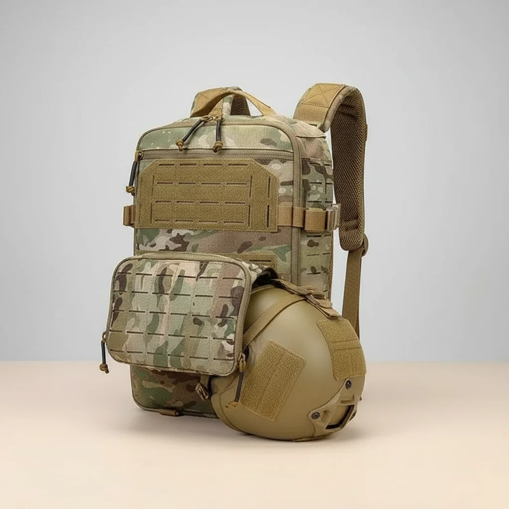 Sac a dos militaire tactique porte casque molle - Vue 5 - Sac a Dos Militaire
