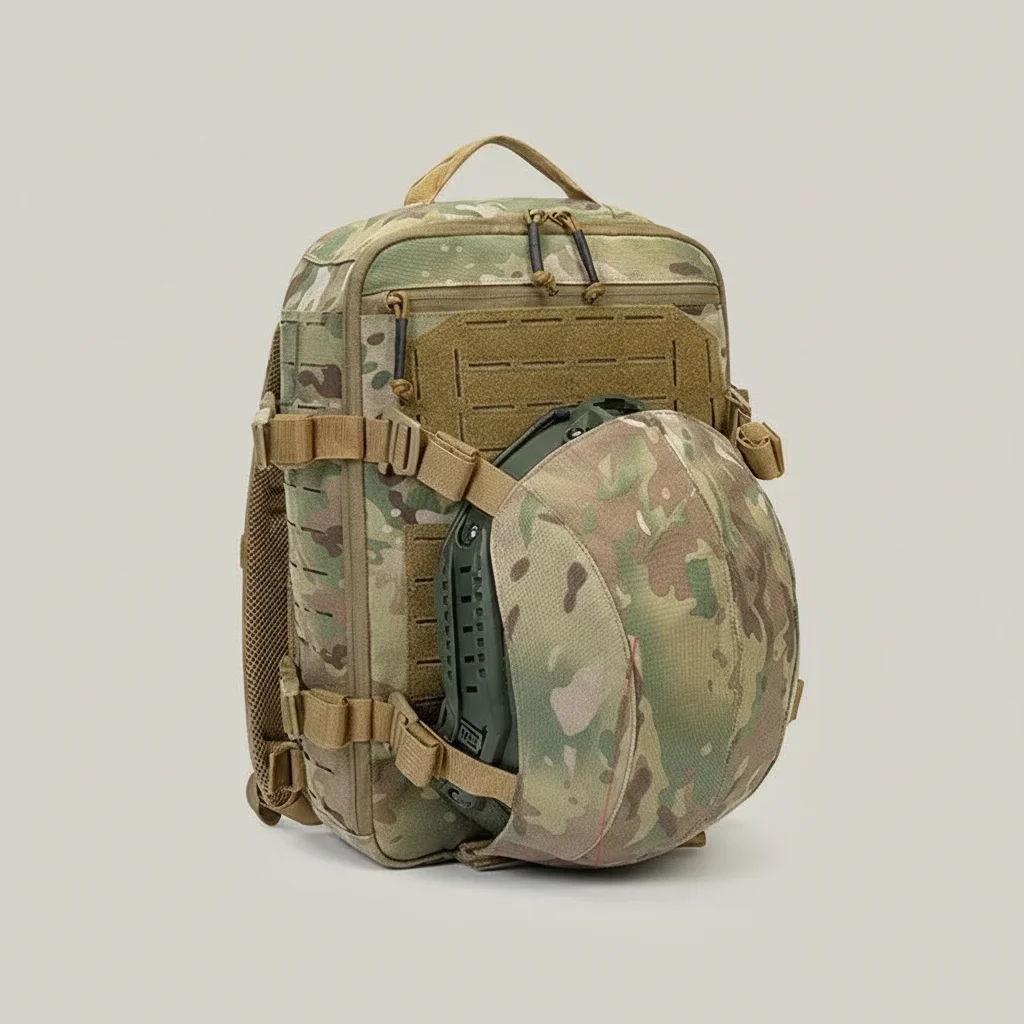 Sac a dos militaire tactique porte casque molle - Vue 6 - Sac a Dos Militaire